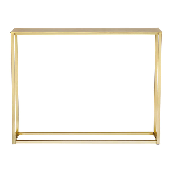 Montclair 48" Console Table in Matte Brushed Gold