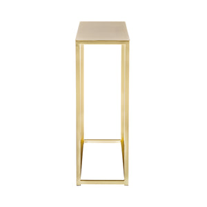 Montclair 48" Console Table in Matte Brushed Gold