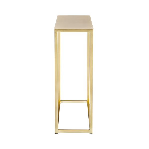 Montclair 48" Console Table in Matte Brushed Gold