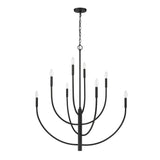 Continuance 36'' Wide 8-Light Chandelier - Charcoal