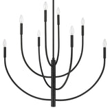 Continuance 36'' Wide 8-Light Chandelier - Charcoal