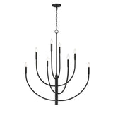 Continuance 36'' Wide 8-Light Chandelier - Charcoal