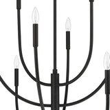 Continuance 42'' Wide 10-Light Chandelier - Charcoal