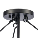 Solace 16'' Wide 3-Light Semi Flush Mount - Matte Black