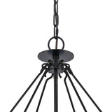 Solace 24'' Wide 6-Light Pendant - Matte Black