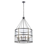 Solace 30'' Wide 10-Light Pendant - Matte Black