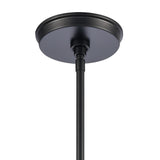 Square To Round 6'' Wide 1-Light Mini Pendant - Matte Black