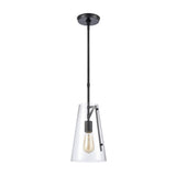 Trustle 7'' Wide 1-Light Mini Pendant - Matte Black