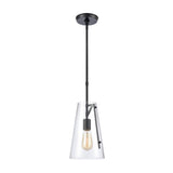 Trustle 7'' Wide 1-Light Mini Pendant - Matte Black