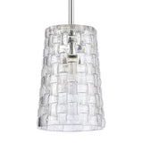 Lightweave 5.5'' Wide 1-Light Mini Pendant - Polished Nickel