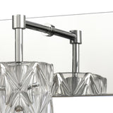 Forma de Crystal 23'' Wide 3-Light Vanity Light - Polished Chrome