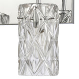 Forma de Crystal 23'' Wide 3-Light Vanity Light - Polished Chrome