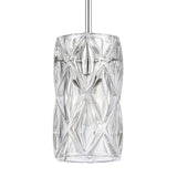 Forma de Crystal 17.5'' Wide 6-Light Pendant - Polished Chrome