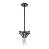 Fantania 8'' Wide 2-Light Mini Pendant - Matte Black