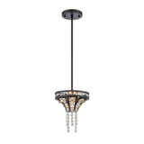 Fantania 8'' Wide 2-Light Mini Pendant - Matte Black