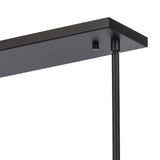 Fantania 36'' Wide 4-Light Linear Chandelier - Matte Black