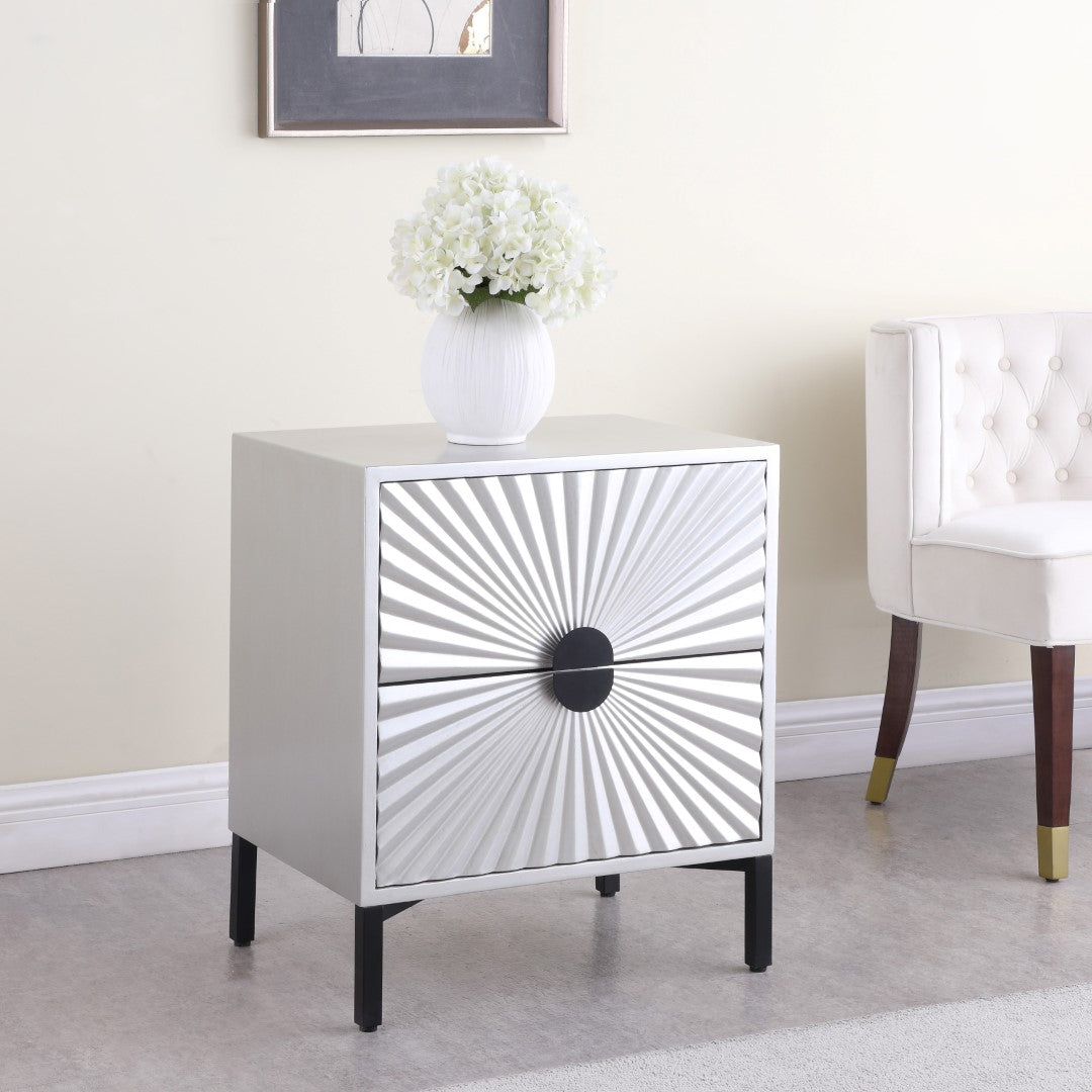 Glitz Glamorous Contemporary Side Table