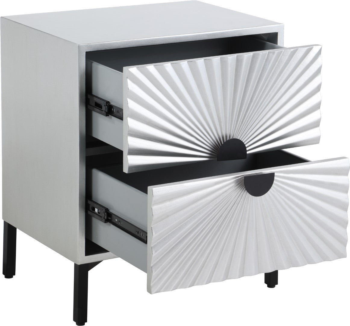 Glitz Glamorous Contemporary Side Table - Thumbnail 4