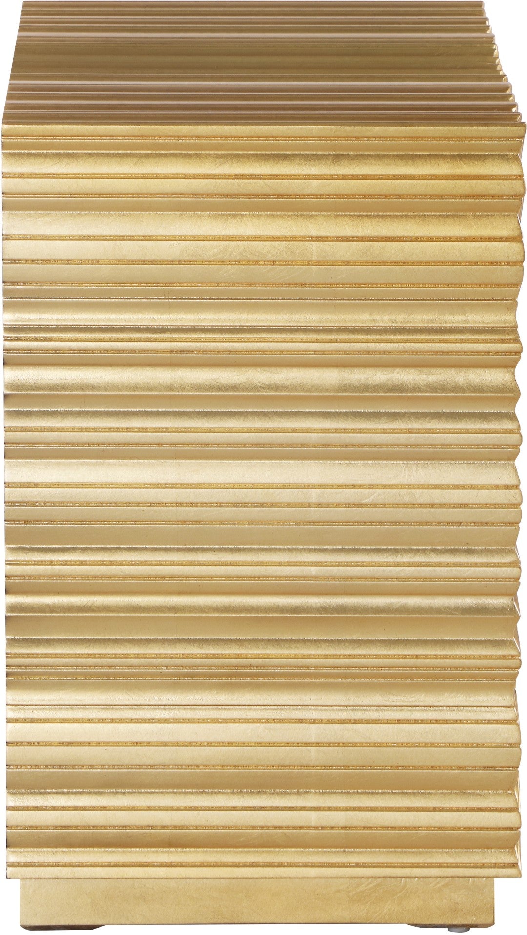 Golda Gold Leaf Side Table - Thumbnail 5