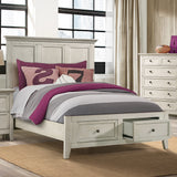 San Mateo Youth Transitional Full Bed | Rustic White