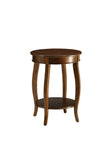Aberta Traditional Accent Table Walnut 82789-ACME