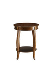 Aberta Traditional Accent Table Walnut 82789-ACME