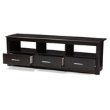 Baxton Studio Ryleigh Modern and Contemporary Wenge Brown Finished TV Stand