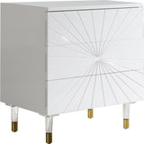 Starburst Acrylic Contemporary Side Table