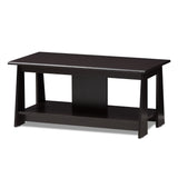 Fionan Modern and Contemporary Wenge Brown Finished Coffee Table