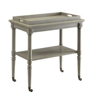 Frisco Traditional Tray Table Antique Slate (French Gray) 82906-ACME