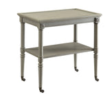 Frisco Traditional Tray Table Antique Slate (French Gray) 82906-ACME