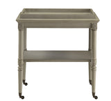 Frisco Traditional Tray Table Antique Slate (French Gray) 82906-ACME