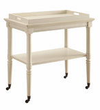 Frisco Traditional Tray Table Antique White 82908-ACME