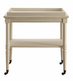 Frisco Traditional Tray Table Antique White 82908-ACME