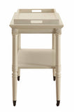 Frisco Traditional Tray Table Antique White 82908-ACME