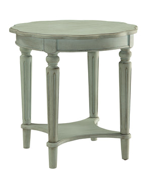 Fordon Traditional End Table Antique Green (French Green) 82912-ACME