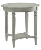 Fordon Traditional End Table Antique Slate (French Gray) 82917-ACME