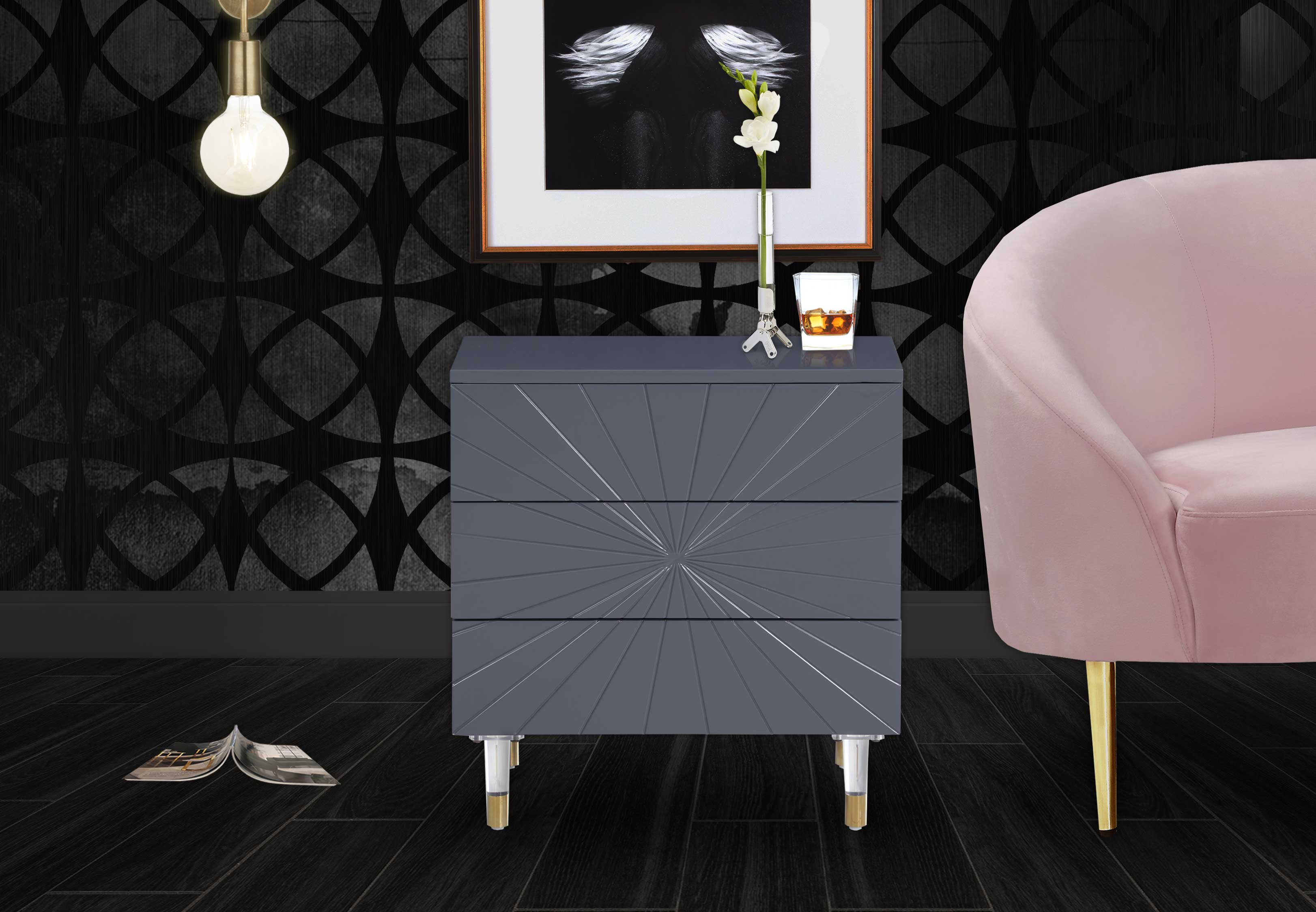 Starburst Contemporary Side Table - Thumbnail 5