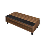 Avala Scandinavian Coffee Table with Lift Top Walnut (cc#) • Black 83140-ACME