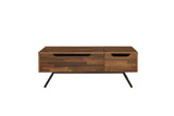 Throm Scandinavian Coffee Table with Lift Top Walnut (Teak Puzzle) • 83145-ACME