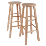 Element Bar Stools, 2-Piece Set, Natural