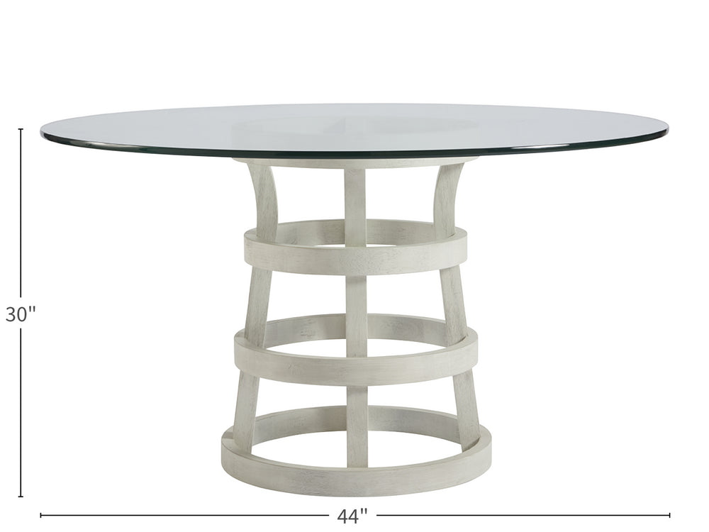 Universal Furniture Coastal Living Round Glass Table 44" 833656B-UNIVERSAL