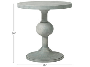 Universal Furniture Coastal Living Round Pedestal End Table 833A815-UNIVERSAL