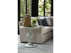 Universal Furniture Coastal Living Round Pedestal End Table 833A815-UNIVERSAL