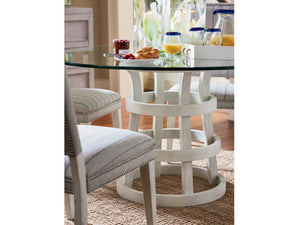 Universal Furniture Coastal Living Round Glass Table 54" 833656A-UNIVERSAL