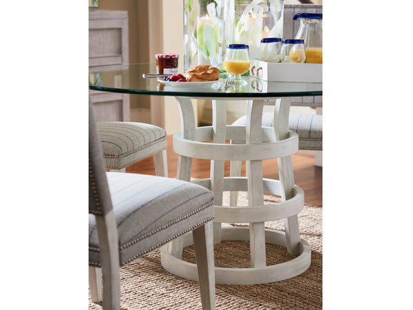 Universal Furniture Coastal Living Round Glass Table 54" 833656A-UNIVERSAL