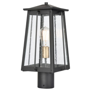 Kirkdale 17'' High 2-Light Outdoor Post Light - Matte Black