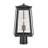 Kirkdale 17'' High 2-Light Outdoor Post Light - Matte Black