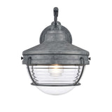 Eastport 14'' High 1-Light Outdoor Sconce - Aged Zinc