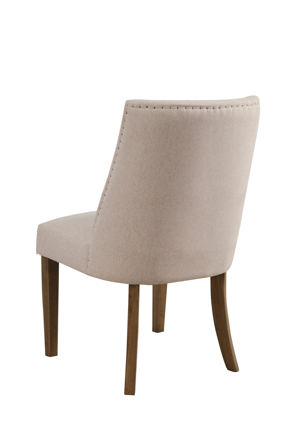 Alpine Furniture Kensington Set of 2 Upholstered Parson Chairs, Reclaimed Natural 2668-02 Reclaimed Natural Solid Pine and Plywood 21 x 22 x 36